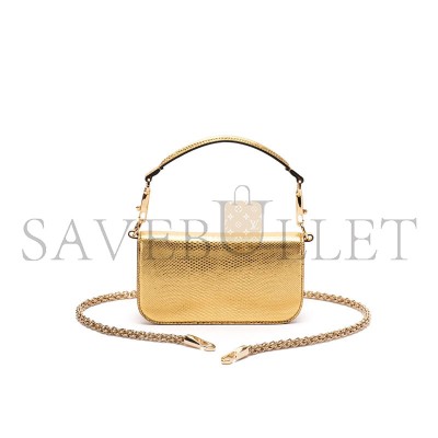 VALENTINO GARAVANI ALLTIME METALLIC SHOULDER BAG (20*11*5cm) VALENTINO GARAVANI ALLTIME METALLIC SHOULDER BAG (20*11*5cm)